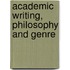 Academic Writing, Philosophy And Genre
