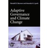 Adaptive Governance And Climate Change by Ronald D. Brunner