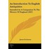 An Introduction To English Antiquities