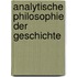 Analytische Philosophie der Geschichte