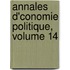 Annales D'Conomie Politique, Volume 14