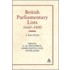 British Parliamentary Lists, 1660-1880