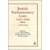 British Parliamentary Lists, 1660-1880 door G.M. Ditchfield