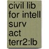 Civil Lib For Intell Surv Act Terr2:lb