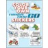 Color Your Own Things That Go Stickers