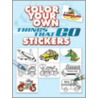 Color Your Own Things That Go Stickers door Cathy Beylon