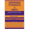 Contemporary Psychoanalysis in America door A.M. (ed) Cooper