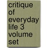 Critique of Everyday Life 3 Volume Set by Henri Lefebvre