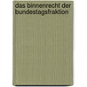 Das Binnenrecht der Bundestagsfraktion by Sylvia Kürschner