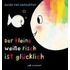 Der kleine weiße Fisch ist glücklich