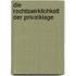 Die Rechtswirklichkeit der Privatklage