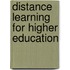 Distance Learning For Higher Education