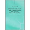 Efficiency, Equality And Public Policy door Yew-Kwang Ng