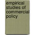 Empirical Studies Of Commercial Policy