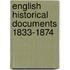 English Historical Documents 1833-1874