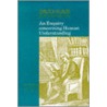 Enquiry Concerning Human Understanding door Hume David Hume