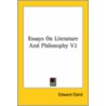 Essays On Literature And Philosophy V2 door Edward Caird