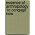 Essence Of Anthropology 1e Cengage Now
