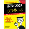 Excel 2007 for Dummies Quick Reference door John Walkenbach