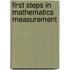 First Steps In Mathematics Measurement