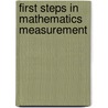 First Steps In Mathematics Measurement door Sue Willis