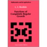 Functions of Completely Regular Growth door L.I. Ronkin