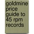 Goldmine Price Guide To 45 Rpm Records