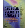 Handbook Of Canadian Security Analysis by Kan