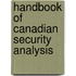 Handbook Of Canadian Security Analysis