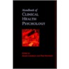 Handbook of Clinical Health Psychology door Susan P. Llewelyn