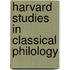 Harvard Studies In Classical Philology