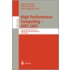 High Performance Computing - Hipc 2001