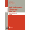 High Performance Computing - Hipc 2002 door V.K. Prasanna