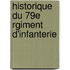 Historique Du 79e Rgiment D'Infanterie