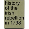 History Of The Irish Rebellion In 1798 by William Hamilton Maxwell