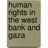 Human Rights In The West Bank And Gaza