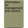 Information For Management And Control door Onbekend