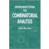 Introduction To Combinatorial Analysis