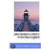 John Dunton's Letters From New England door Chester Noyes Greenough