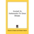 Journal As Ambassador To Great Britain