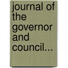 Journal Of The Governor And Council... door Council New Jersey.