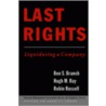 Last Rights: Liquidat Company Fmasss C door Robin Russell