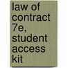 Law Of Contract 7e, Student Access Kit door Onbekend