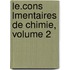 Le.Cons Lmentaires de Chimie, Volume 2