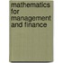 Mathematics For Management And Finance