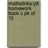 Mathslinks:y8 Homework Book C Pk Of 15