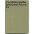 Mecklenburgische Jahrbücher Volume 45