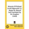 Memoirs Of Richard Lovell Edgeworth V1 door Richard Lovells Edgeworth