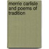 Merrie Carlisle And Poems Of Tradition