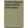 Meteorological Observations And Essays door John D'alton